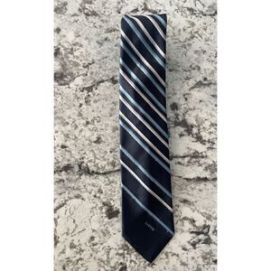 Lanvin Designer Mens Stripe Tie